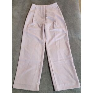 Bubish Women's‎ Cleo Pant Wide-Leg Pleated Pale Pink Size 4
